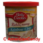 Betty Crocker Rich & Creamy Rainbow Chip Frosting 453g